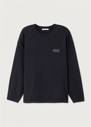 Gixy oversize bluse Sort American Vintage 